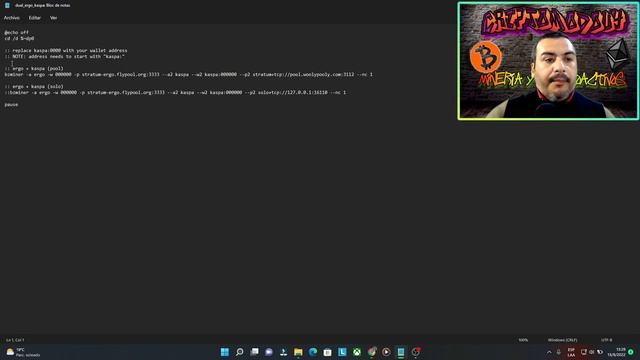 MINADO DUAL DE ERGO + KASPA EN WINDOWS (DUAL MINING ERGO + KASPA) смотреть онлайн