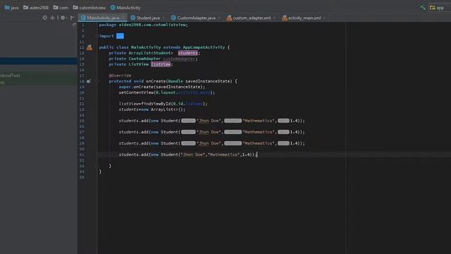 Android Studio Custom List View Tutorial Part 2 смотреть онлайн