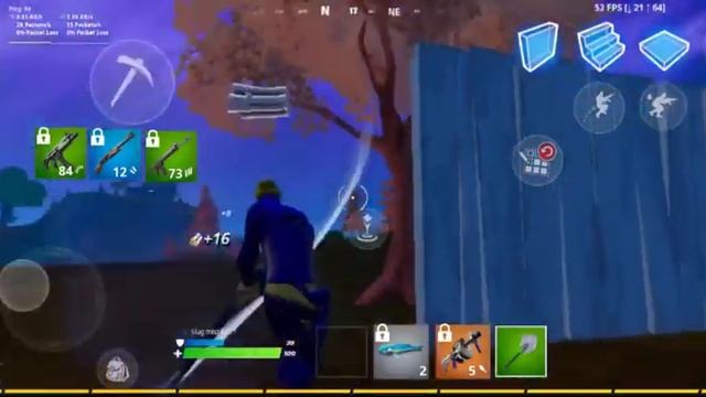 Fortnite Mobile Android Gameplay - 60 fps APK смотреть онлайн