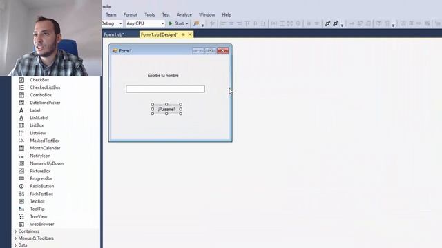Ejercicios Visual Basic .NET - Windows Forms #1 - Empezando a realizar ventanas gráficas смотреть онлайн