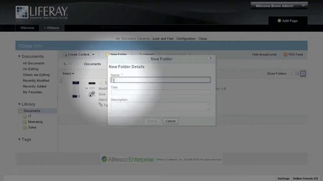 Alfresco Portlets for Liferay Portal смотреть онлайн