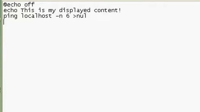 How To Make a Simple Program In Notepad/cmd Part 1(Displaying Messages) смотреть онлайн