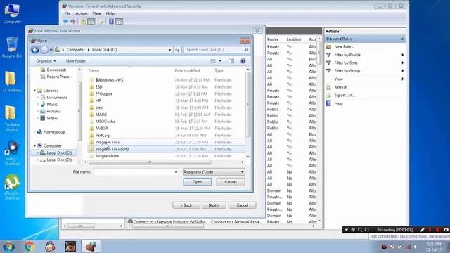 Block Or Allow Application To Use Internet Access Firewall Block Windows 7 & 8.1 & 10 смотреть онлайн