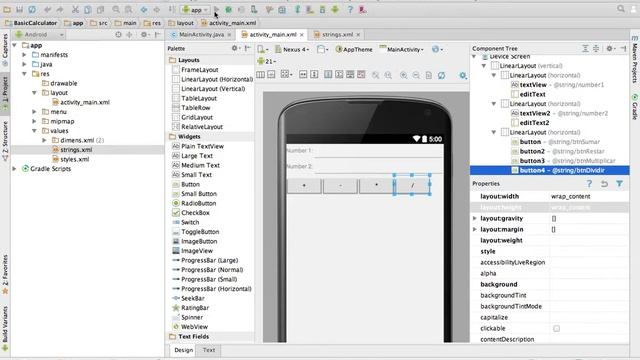 Video Tutorial 2 Basic Calculator with Android Studio 1.3 смотреть онлайн