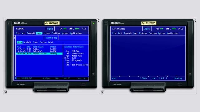 LRC-Tutor - Inmarsat C - Send a message смотреть онлайн