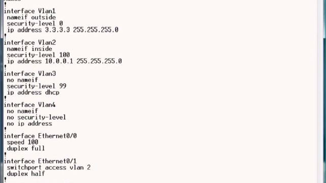 Cisco ASA ver. 6, 7, and 8.2: Assign Vlans to interfaces смотреть онлайн