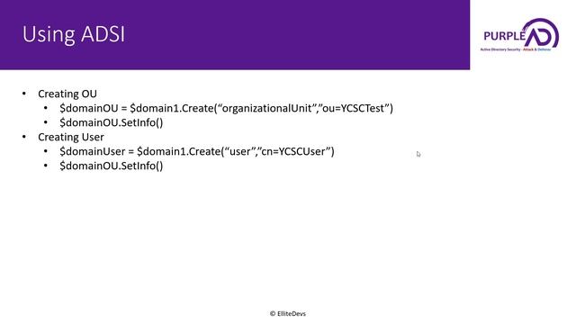 Active Directory Exploitation using ADSI - Part 1 (ADSI Introduction) смотреть онлайн