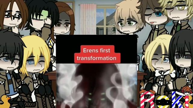 Aot React To Eren Angst||snk/aot||spoilers||gce