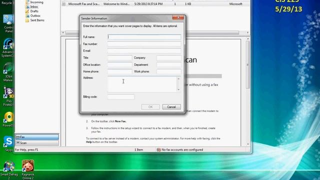 Using Windows Fax and Scan смотреть онлайн