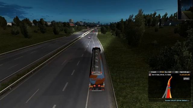 ETS2 Live Stream "Gas must flow!" Achievement смотреть онлайн