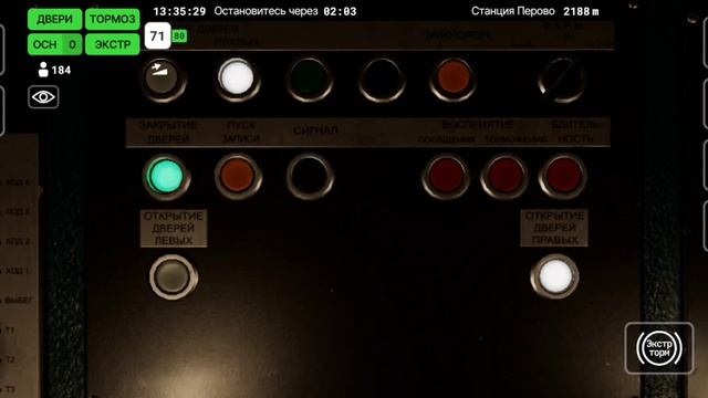 Прокатился по московскому метро в игре Subtransit Drive.