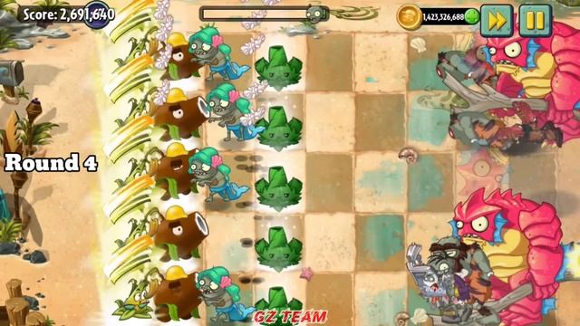 Random 4 Team Plants Battlez - Which Team Plant Will WIn? - PvZ 2 Team Plant Battlez смотреть онлайн