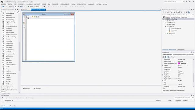 POO .NET - ToolStrip y ToolStripContainer смотреть онлайн
