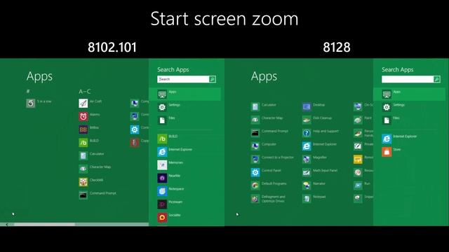 Windows 8 Build 8102.101 vs 8128 смотреть онлайн