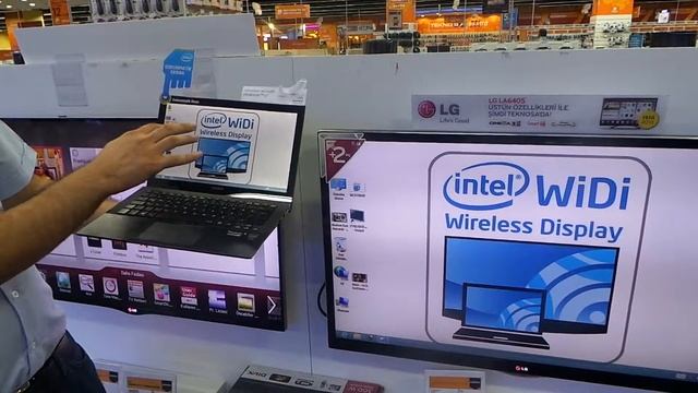 INTEL WİDİ (Wireless display) TEKNOLOJİSİ смотреть онлайн