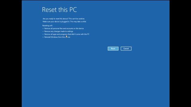 How to Format Windows 10 Laptop/PC | Reset Windows 10 PC without losing Data смотреть онлайн