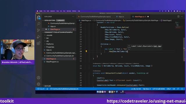 .NET MAUI Community Toolkit C# Markup Extensions смотреть онлайн