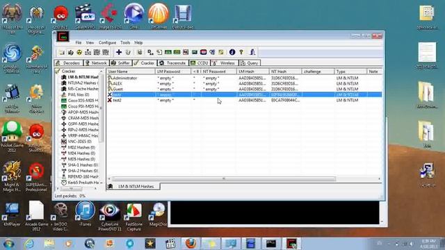 3Crack Windows User Account Password by using Cain & Abel смотреть онлайн