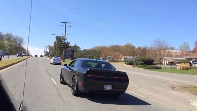 2015 Dodge Hell Cat 40mph highway pull смотреть онлайн