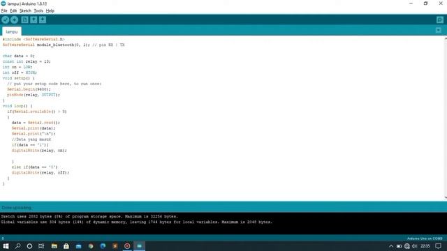(Arduino UNO R3) Lampu Otomatis Menggunakan Modul Bluetooth HC-05 смотреть онлайн
