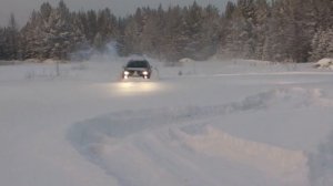 Паджеро спорт по снегу часть 1