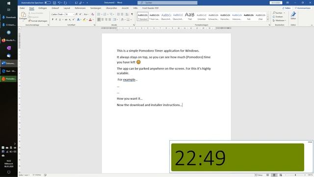 Pomodoro Clock - Your scalable desktop timer app смотреть онлайн