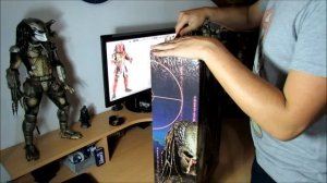 Neca Predators 1/4 Scale Figure 18' Inch Series 3 Unboxing Elder & Big Red Predator