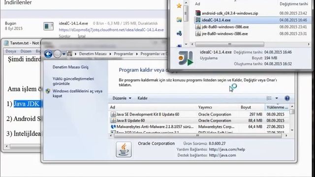 Android Uygulama Geliştirme (Ders_1: İntellij İDEA Kurulumu(API 22 Kullanın)) смотреть онлайн