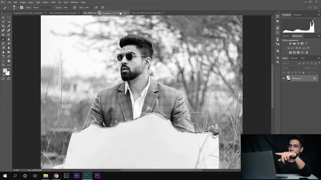 How to MERGE PHOTOS in Photoshop | In Hindi | Easy Photo editing смотреть онлайн