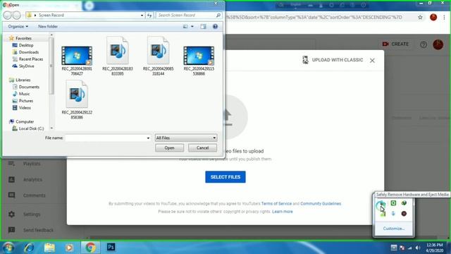 How to upload a video in YouTube channel in PC Windows 7 смотреть онлайн