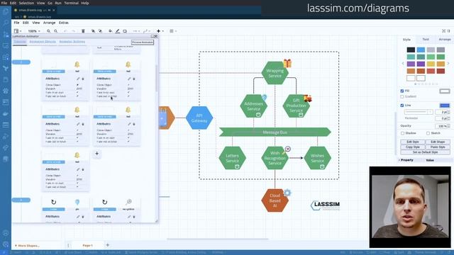 Animations using diagrams.net - Preview смотреть онлайн