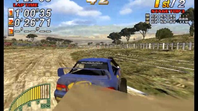 Sega Rally2 PEUGEOT Vs SUBARU! смотреть онлайн