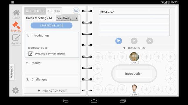 Quick tutorial to Meeting Assistant ® for Android tablets смотреть онлайн