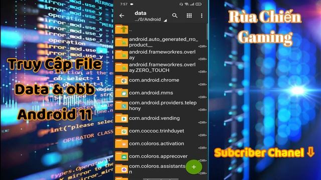 Cách Truy Cập File Data & obb Bị Ẩn Trên Điện Thoại Android 11 смотреть онлайн