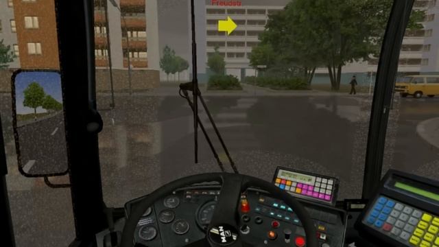 OMSI Der Bus Simulator- Line 92 Heerstr. Stadtgrenze - Seeckstr. in the rain!(Full HD) смотреть онлайн
