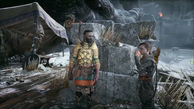 God of War - Kratos Cuts The Apple That Sindri Gives Him Cutscene (2023) смотреть онлайн