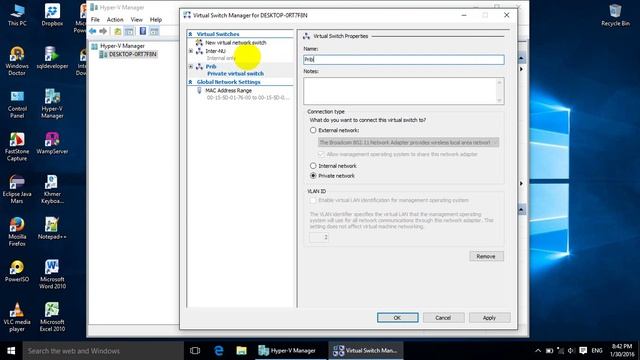 How to add network Adapter on hyper v on windows server2012 r2 смотреть онлайн
