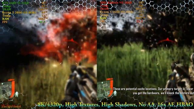 Radeon VII vs RTX 2080 Ti Tested in 8K (4320p) in 8 PC games | AMD Ryzen 5 2600 @3.4GHz смотреть онлайн
