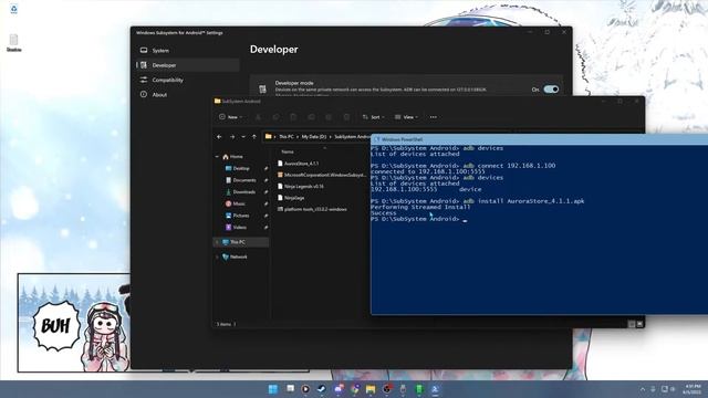 Tutorial menginstall APK untuk WSA dengan mudah #4 - Windows 11 смотреть онлайн