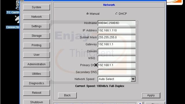 Ethernet Configuration смотреть онлайн