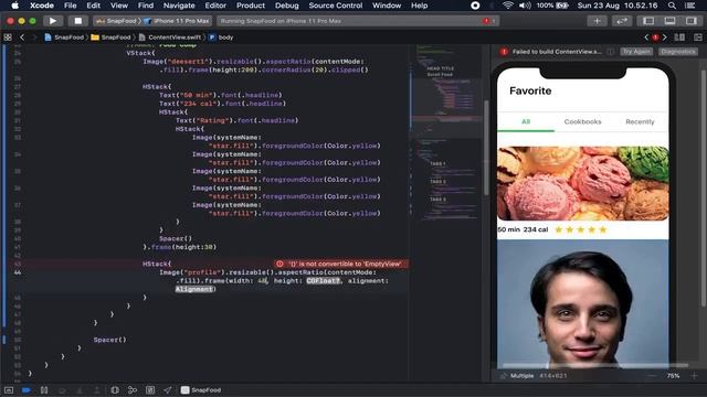 SwiftUI Complex UI Design to Code from Random Design (Snap Food) Challenge 02 смотреть онлайн