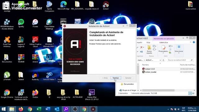 GRABA PANTALLA del PC con ACTION 4.6.0! descarga e instala rapidito y sin tanto rollo смотреть онлайн