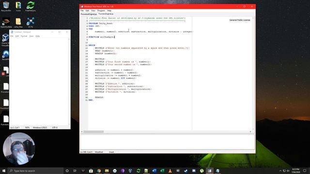 Pascal Video 8 - PROCEDURES and FUNCTIONS смотреть онлайн