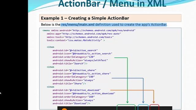 Action Bar/ ToolBar and Menu for Android - Android Advanced Tutorial #3 смотреть онлайн
