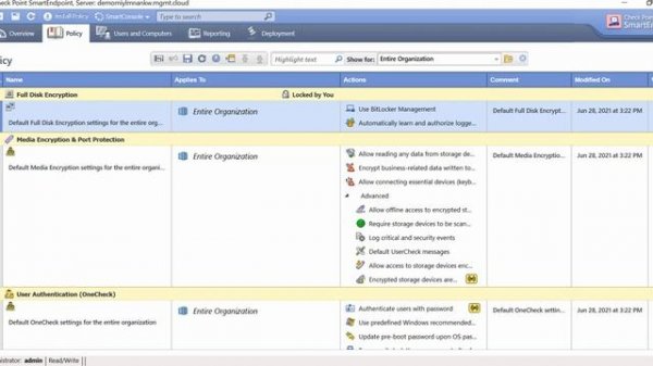 Check Point Firewall : EndPoint Security #SmartEndpoints