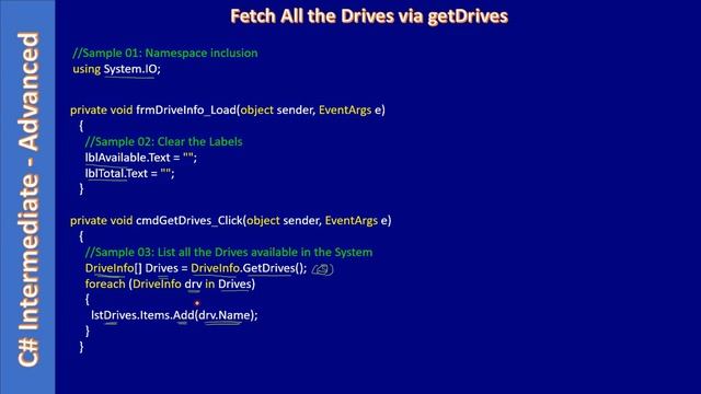 C# DriveInfo | Part 3 - Get All Drives in a System | C# Advanced #185 смотреть онлайн