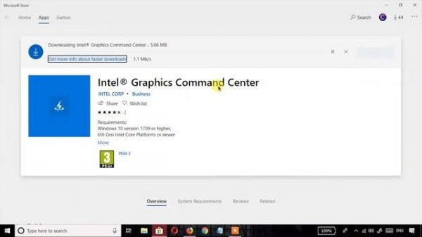 Intel Graphics Command Center app for Windows 10 || Official App || Intel Core Platform