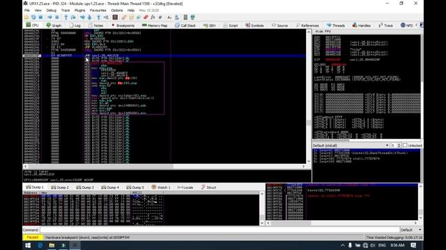 How to Manual Unpacking UPX protection By The illegalhacker7 смотреть онлайн