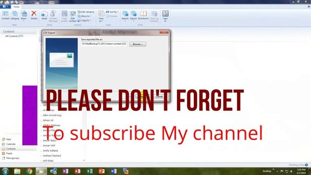 How To export/Transfer Windows Live Mail contact number from Old PC to New PC смотреть онлайн