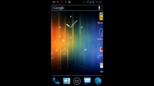 Ice cream sandwich 4.0.3 on SGS GT I9000 смотреть онлайн